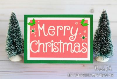 Gingerbread Pop-up Card (Outside)
Quirky Alphabet Dies Uppercase & Lowercase, Sizzix Merry Christmas 3-D Drop-ins Sentiments  
