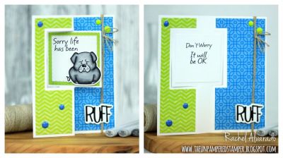 Sorry Life Has Been Ruff
Dog Pudgie 3
Sizzix 5x7 Square Flip-its Card Set
TSOL Stitched Square Dies

