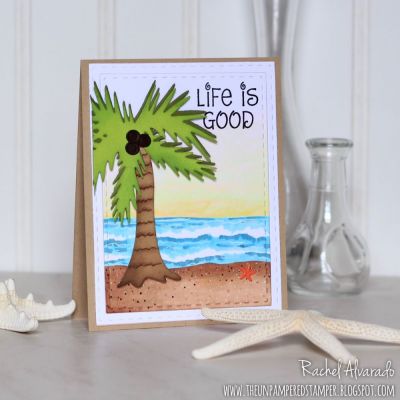 Life is Good
Island2visit Stamps & Dies, Stitched Rectangle Dies, TSOL Cardstock
