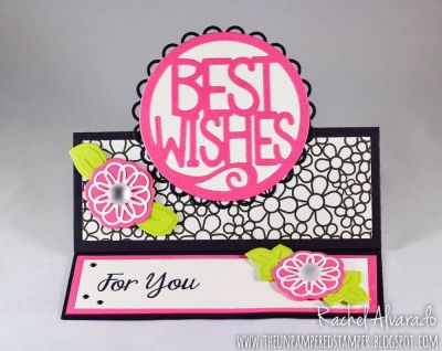 * Best Wishes
Best Wishes Die Set, Sizzix Stand Up Circle Die Set, Sizzix Framelits Scallop Circles Die Set, "Thanks" Collection Patterned Paper
