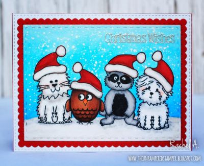 Animal Christmas
Hats4critters, Stitched Rectangle Dies
