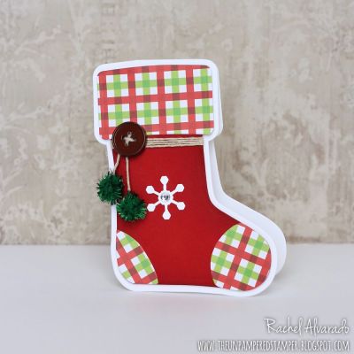 Stocking Fold-it
Sizzix Sticking Fold-it, Ornament Club Die Set (snowflake), Happy Holidays Patterned Paper
