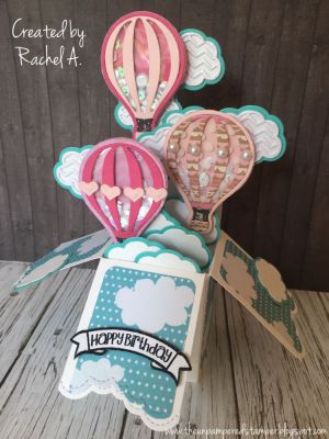 Shaker Balloon Box Card
Box Card Die Set
Sizzix Triplits Hot Air Balloon
Sizzix Triplits Hello Sunshine
Celebrate Collection Patterned Paper
morechalksayings2stamp
