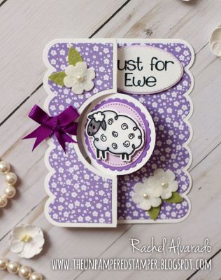Just For Ewe
Sheep2stamp, Sheep2stamp Die Set, Sizzix Circle #2 Flip-its Card Set, Oval Dies, Stitched Oval Dies, Mini Flower Dies, Quarter Flowers with Leaves, "Sunshine" Collection Patterned Paper
