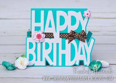 Happy Birthday
Sizzix Happy Birthday Card Set, Mini Flower Dies
