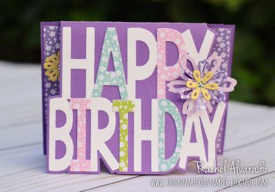 Happy Birthday
Sizzix Happy Birthday Birthday Card Set, Shabby Chic Flowers, "Sunshine" Collection Patterned Paper
