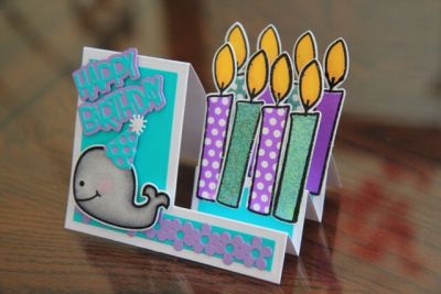 Lots of Candles! 
Card for 8 year-old's birthday
