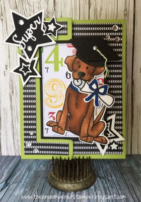 Happy Graduation!
(Kindergarten grad card for my 5-year-old son)

Sizzix Rectangle/Gift Card Flip-its die set, Friends4cookie, Graduation2celebrate, Graduation Dies, Sizzix Triplits Star, Happy Collection Patterned Paper
