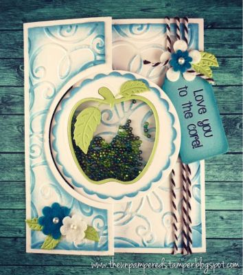 Apple Shaker Card
Apple2stamp, Apple Dies, Sizzix Large Curcle #4 Flip-its Die Set, Mini Flower Dies, Sizzix Tags Stamps & Dies
