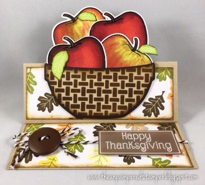 Bowl of Apples
Apple2stamp, Apple Dies, Sizzix Royal Stand-ups Card Die Set, Dream Collection a Patterned Paper, Cherry Dies (bowl)
