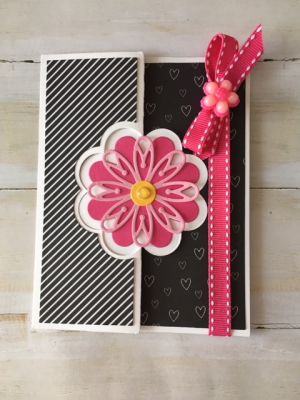 Flower flip-it
Flower flip-it, TSOL pattern paper, TSOL ribbon, TSOL embellishments, TSOL card stock
