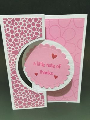 Thanks card 
