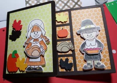 Thanksgiving boy and girl
