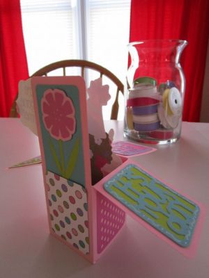 Birthday Cookie in a Box - View 3
Added pocket under flower for money/gift card
