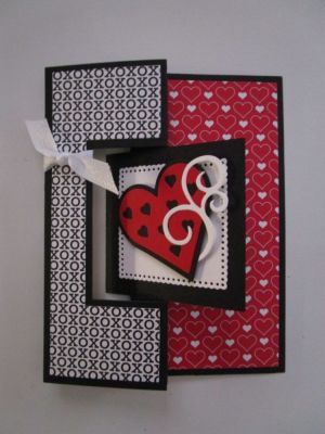 2016 Valentine 1
Challenge to self: Make at least one valentine card with every TSOL card die set that I own.
Keywords: Square #2 Flip-Its Valentine