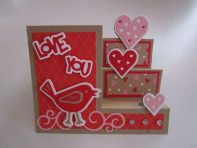 2016 Valentine 25
Challenge to self: Make at least one valentine card with every TSOL card die set that I own.

WooHoo! I did it! This was so much fun! Now to add a sentiment to all of them and give to family and friends. Happy Valentine's Day!
Keywords: Heart Step-ups Valentine