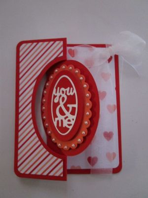 2016 Valentine 7
Challenge to self: Make at least one valentine card with every TSOL card die set that I own.
Keywords: Oval Flip-its Valentine