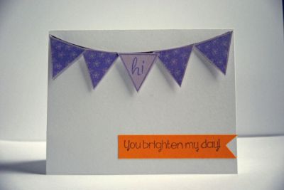 You Brighten My Day Card
