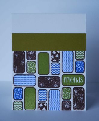 Friends Card
Inspired by Kim Howard's Thanks card

