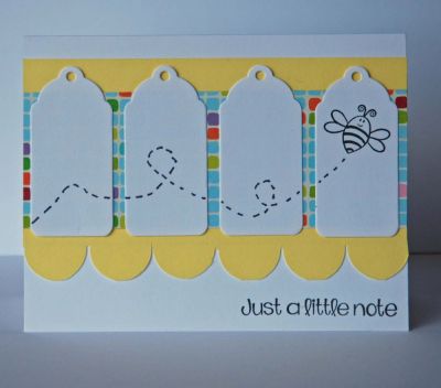 Just a Little Note
Inspired by Beverly S. Happy Halloween Tags Card 
