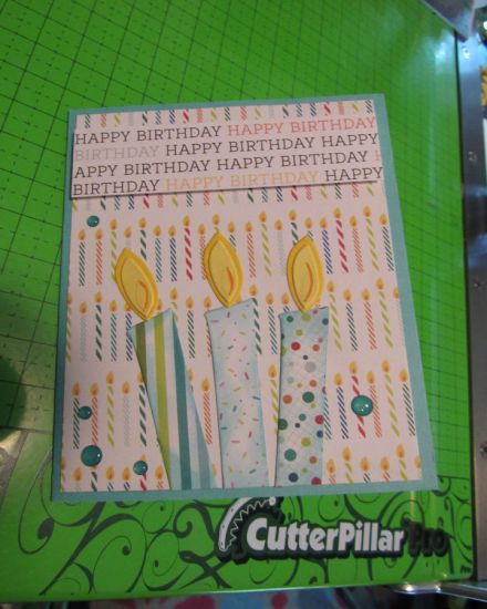 Happy birthday candles

