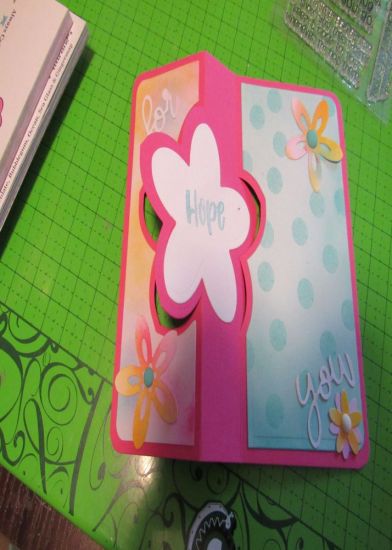 Flower Flip-it for C4C - inside
Encouragement card for Cards for Cubs 
