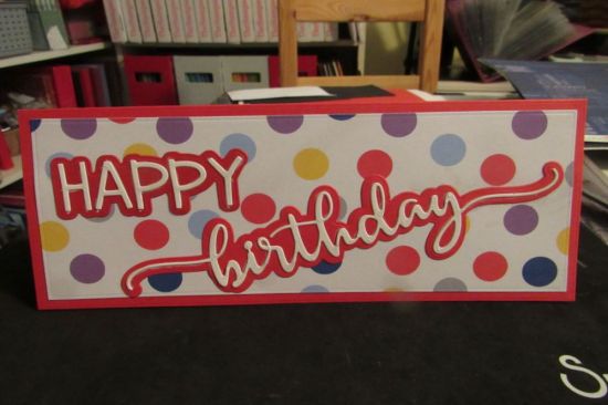 Happy Birthday Slimline
