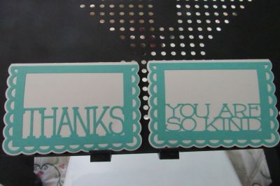 Thank you
Even easier.  I only used the Sizzix 662259 Scalloped Edge card dies with TSOL cardstock.  Love them, and they are incredible easy!

