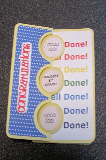 8th grade graduation card front
