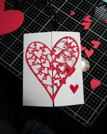 Happy Valentine's Day 2023
Glossy Accents was added to the three hearts to make them stand out.
