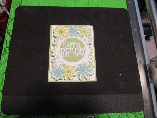 Floral Drop-in Birthday Card
