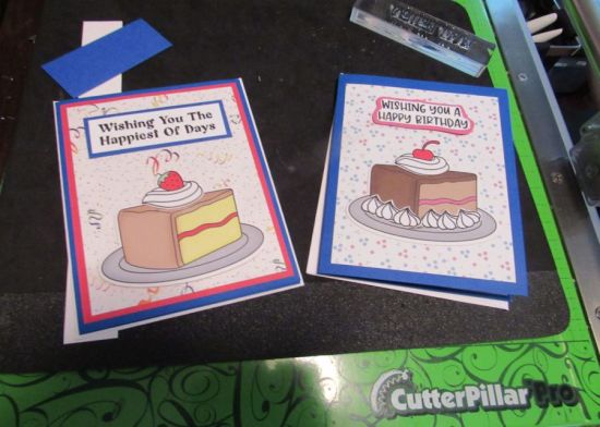 Piece of Birthday Cake
For Cards for Cubs
