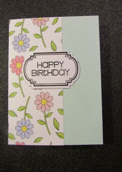 Happy Birthday
Card for Cubs card
