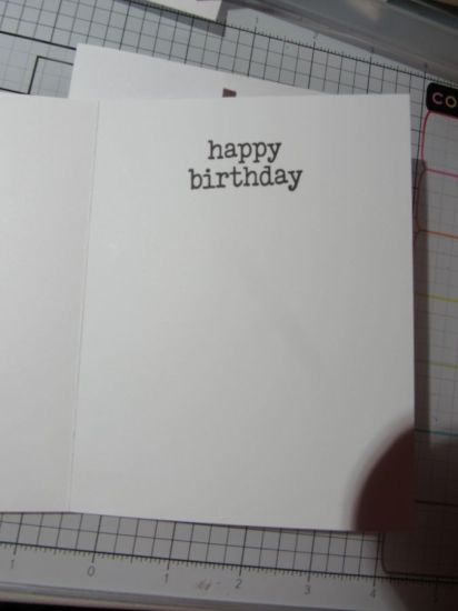 Birthday Card (inside)
Made for Cards for Cubs organization
