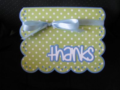 Thank you
This card was made using several card kits (thanks die & shadow from October 2015 kit, paper from September 2014 kit, and ribbon from September 2015 kit).  I love that I can pull from other kits when I need to.  
