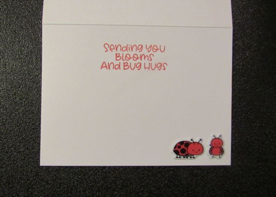 Loveable Ladybug Birthday Card inside
For Cards for Cubs
