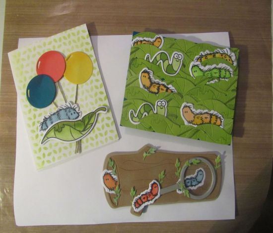 Warm Fuzzies Class Cards
I "finally" got around to watching this class video and, following Stephanie's instructions, made these cards.  
