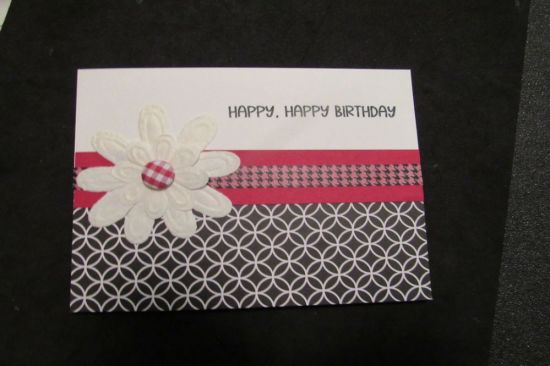 Daisy birthday card
