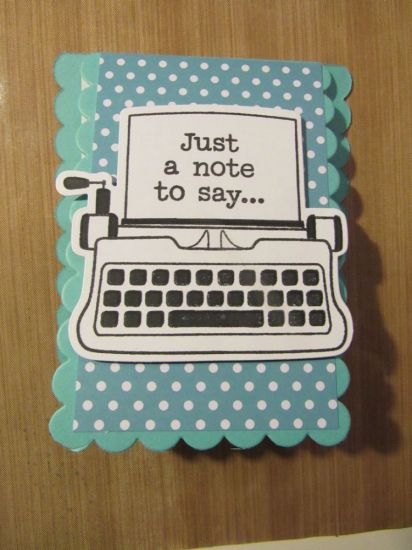 Typewriter Card
Encouragement card for cards4cubs.org
