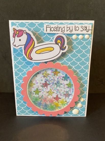 Keywords: Floaties shaker card
