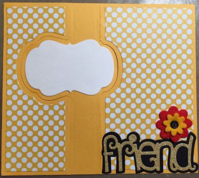 Hello Lively inside
Opened card.  Used glitter tape for the words.

