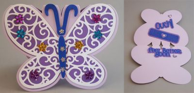 Butterfly Get Well
Keywords: get well butterfly bling