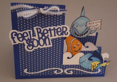 Fish Get Well
Both fish are from the same die, just colored differently and trimmed a little.
Keywords: fish get well dory nemo bruce SharkPudgies