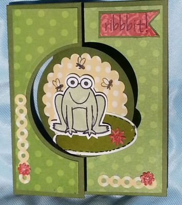 Froggy Flip-It Card
Keywords: frog froggy flies ribbit flip-it lily