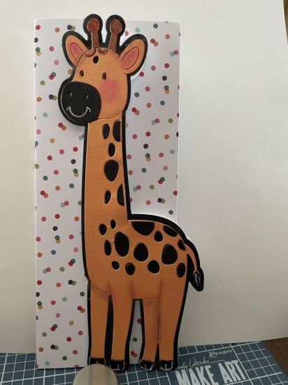 Giraffe Fold-it
Giraffe fold- it card. 
Keywords: Giraffe, fold-it