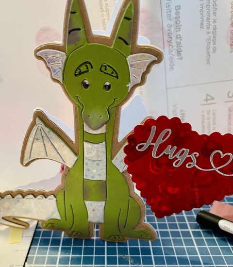 Dragon fold-it Valentine 
Dragon Fold-it
Keywords: Dragon