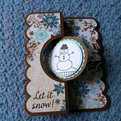 Let it Snow
Front of Flip-it card
Keywords: sizzix Circle #2 flip-its #659171