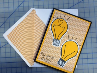 Lightbulb Card. You are so bright
Keywords: Lightbulb Card. 