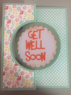 Get well soon
Circle flip it card 
Keywords: Get well soon flip it card