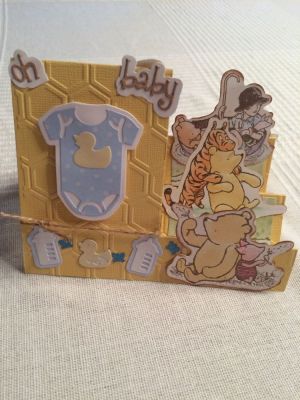 Baby stand up card
